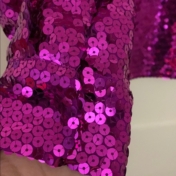 NWT MSGM pink sequins button down shirt size: 46 - Picture 13 of 13